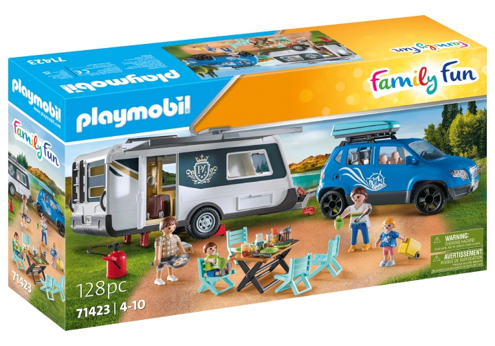 Playmobil Campingvogn med bil (71423) i gruppen LEGETØJ, BØRN & BABY / Legetøj / Legetøj hos TP E-commerce Nordic AB (C86715)