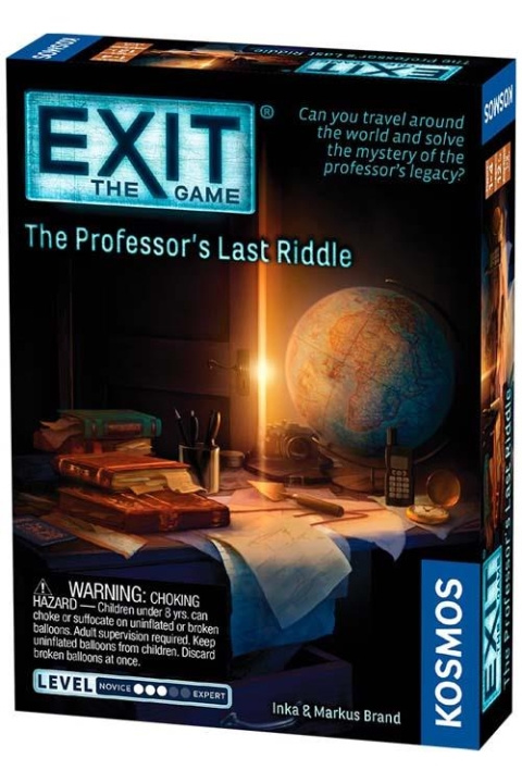 Exit: Escape Room 19: The Professor\'s Last Riddle (EN) (KOS1808) i gruppen LEGETØJ, BØRN & BABY / Legetøj / Brætspil / Familiespil hos TP E-commerce Nordic AB (C86734)