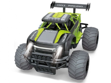 TEC-TOY Hot Racing R/C 1:14, 2,4GHz 3,7V Li-Ion - grøn (471407) i gruppen LEGETØJ, BØRN & BABY / Radiostyrede / Radiostyrede biler hos TP E-commerce Nordic AB (C86742)