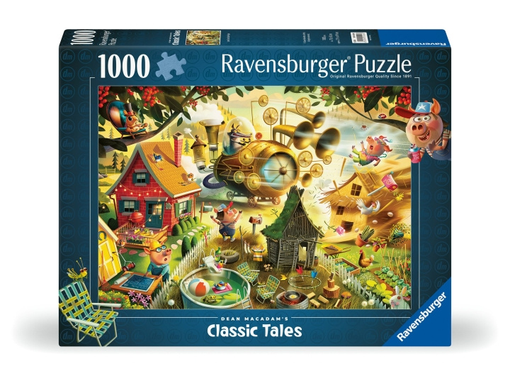 Ravensburger Puslespil Look Out Little Pigs 1000p (12001004) i gruppen LEGETØJ, BØRN & BABY / Legetøj / Puslespil hos TP E-commerce Nordic AB (C86781)