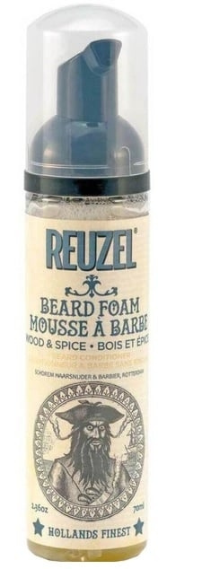 Reuzel Beard Foam Wood and Spice 70 ml i gruppen SKØNHED & HELSE / Hår og styling / Skæg pleje / Skæg Conditioner hos TP E-commerce Nordic AB (C86796)