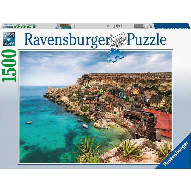 Ravensburger Popey Village, Malta 1500p - (10217436) i gruppen LEGETØJ, BØRN & BABY / Legetøj / Puslespil hos TP E-commerce Nordic AB (C86805)