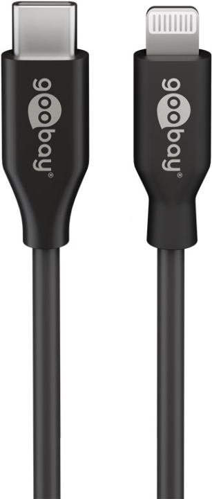 Goobay Lightning till USB-C™ laddnings- och synkroniseringskabel, 0,5 m, svart MFi-kabel för Apple iPhone/iPad i gruppen SMARTPHONES & TABLETS / Opladere og kabler / Kabler / Kabler Lightning hos TP E-commerce Nordic AB (C86832)