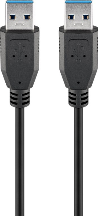 Goobay USB-A-kabel, USB 3.0, 0,5 m, svart USB 3.0 kontakt (typ A) > USB 3.0 kontakt (typ A) i gruppen COMPUTERTILBEHØR / Kabler og adaptere / USB / USB-A / Kabler hos TP E-commerce Nordic AB (C86926)