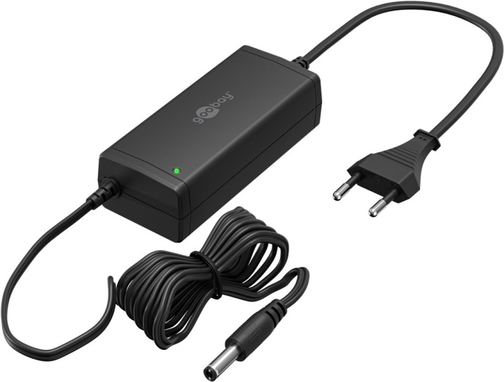 Goobay 12 V nätdel (36 W / 3,0 A) med centrumstift (han) 5,5 mm x 2,1 mm i gruppen HJEM, HUS & HAVE / Elektricitet & Belysning / Netværksadaptere hos TP E-commerce Nordic AB (C86965)