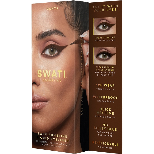 SWATI VANTA Lash Adhesive Flydende Eyeliner Brun i gruppen SKØNHED & HELSE / Makeup / Øjne og øjenbryn / Eyeliner / Kajal hos TP E-commerce Nordic AB (C87140)