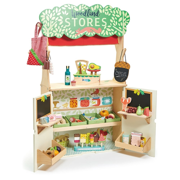 Tender Leaf Woodenland butik og teater - (TL8256) i gruppen LEGETØJ, BØRN & BABY / Legetøj / Køkken legesager hos TP E-commerce Nordic AB (C87147)