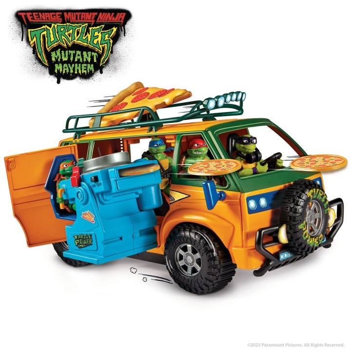 Teenage Mutant Ninja Turtles Turtles Mutant Mayhem - Pizza Delivery Van (46-83468) i gruppen LEGETØJ, BØRN & BABY / Legetøj / Legetøjsbiler hos TP E-commerce Nordic AB (C87186)