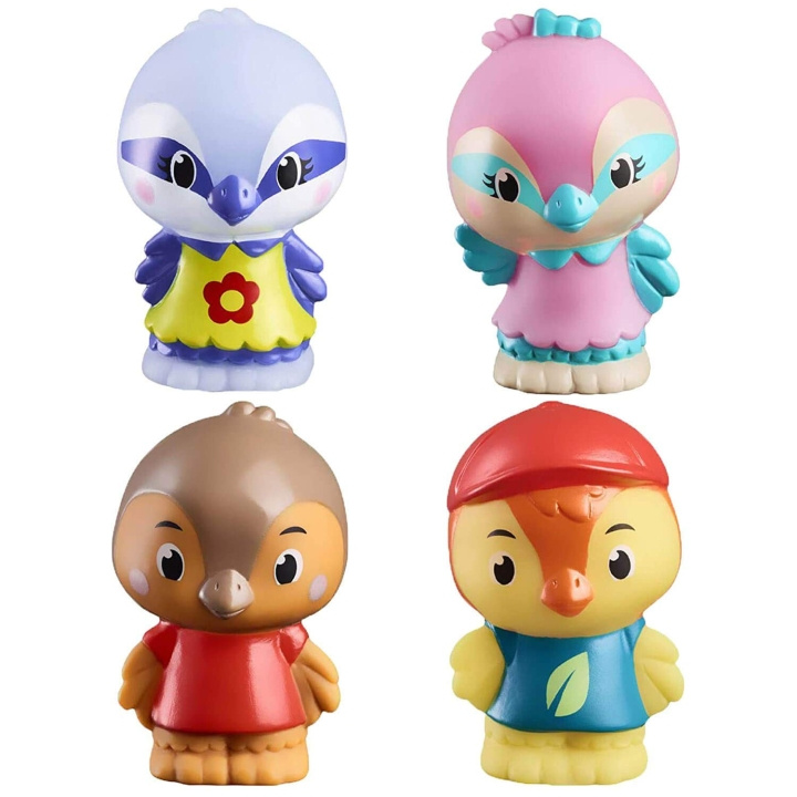 Timber Tots by Klorofil Twitwit Family - Set of 4 ( KF700302F ) i gruppen LEGETØJ, BØRN & BABY / Legetøj / Figurer, miniaturer og tilbehør hos TP E-commerce Nordic AB (C87211)