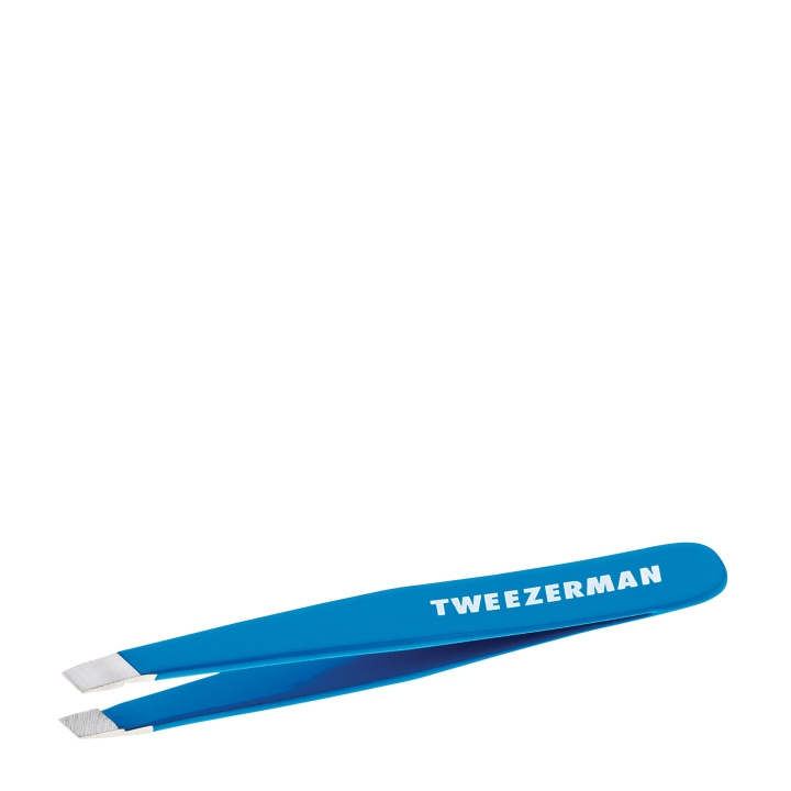 Tweezerman Mini Slant-pincet Bahama Blue i gruppen SKØNHED & HELSE / Makeup / Værktøj & Makeup sæt / Øvrigt værktøj hos TP E-commerce Nordic AB (C87361)