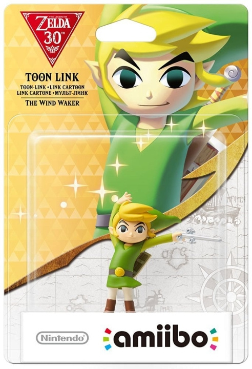 Nintendo Amiibo-figur Toon Link (Wind Waker) i gruppen HJEMMEELEKTRONIK / Spilkonsoller og tilbehør / Nintendo Switch / Tilbehør hos TP E-commerce Nordic AB (C87425)