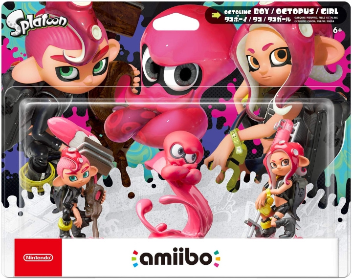 Nintendo Amiibo Splatoon Octoling - 3-pak i gruppen HJEMMEELEKTRONIK / Spilkonsoller og tilbehør / Nintendo Switch / Tilbehør hos TP E-commerce Nordic AB (C87452)