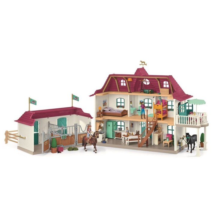 Schleich Horse Club - Lakeside Country House og Stable (42551) i gruppen LEGETØJ, BØRN & BABY / Legetøj / Legesæt hos TP E-commerce Nordic AB (C87499)