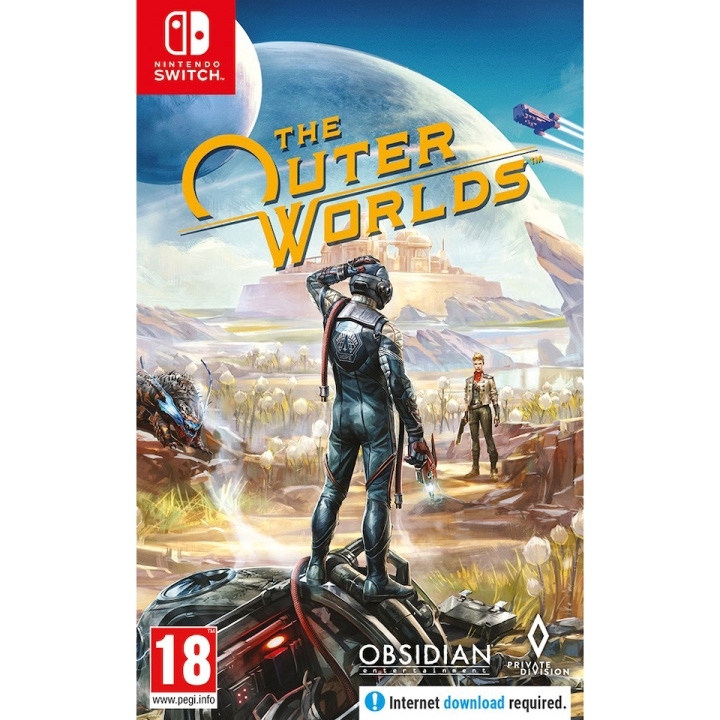 2K Games The Outer Worlds (Code in a Box) i gruppen HJEMMEELEKTRONIK / Spilkonsoller og tilbehør / Nintendo Switch / Spil hos TP E-commerce Nordic AB (C87526)