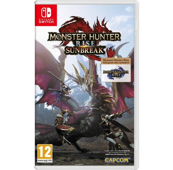 Capcom Monster Hunter Rise + Sunbreak i gruppen HJEMMEELEKTRONIK / Spilkonsoller og tilbehør / Nintendo Switch / Spil hos TP E-commerce Nordic AB (C87532)