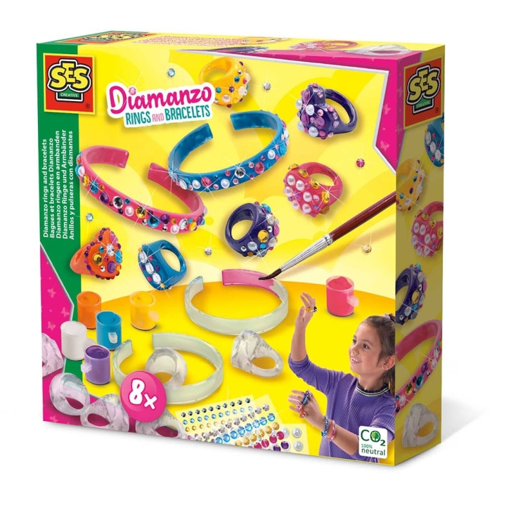 SES Creative Diamanzo-ringe og -armbånd - (S14706) i gruppen LEGETØJ, BØRN & BABY / Legetøj / Hobbyartikler hos TP E-commerce Nordic AB (C87537)