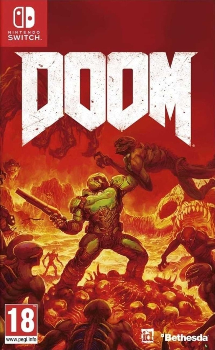 Bethesda DOOM (code in a box) i gruppen HJEMMEELEKTRONIK / Spilkonsoller og tilbehør / Nintendo Switch / Spil hos TP E-commerce Nordic AB (C87543)