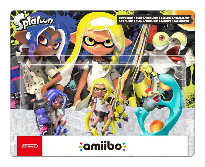 Nintendo Splatoon 3, Amiibo Triple Pack i gruppen HJEMMEELEKTRONIK / Spilkonsoller og tilbehør / Nintendo Switch / Tilbehør hos TP E-commerce Nordic AB (C87545)