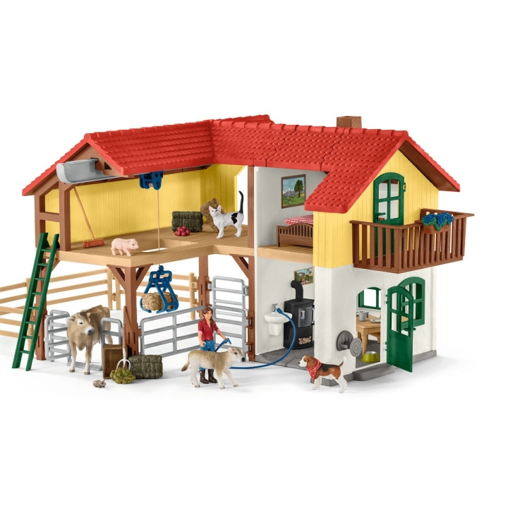 Schleich Farm World - Stor bondegård (42407) i gruppen LEGETØJ, BØRN & BABY / Legetøj / Legesæt hos TP E-commerce Nordic AB (C87615)