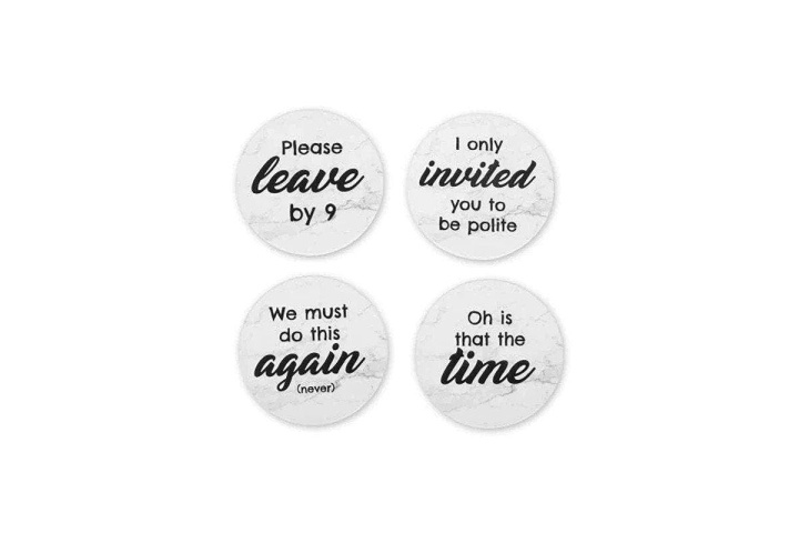 ThumbsUp Rude Coasters Set of 4 i gruppen SPORT, FRITID & HOBBY / Sjove gadgets / Sjove gadgets hos TP E-commerce Nordic AB (C87624)