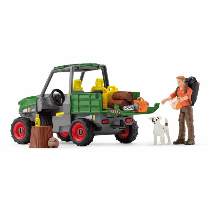 Schleich Farm World - Arbejde i skoven (42659) i gruppen LEGETØJ, BØRN & BABY / Legetøj / Figurer, miniaturer og tilbehør hos TP E-commerce Nordic AB (C87713)