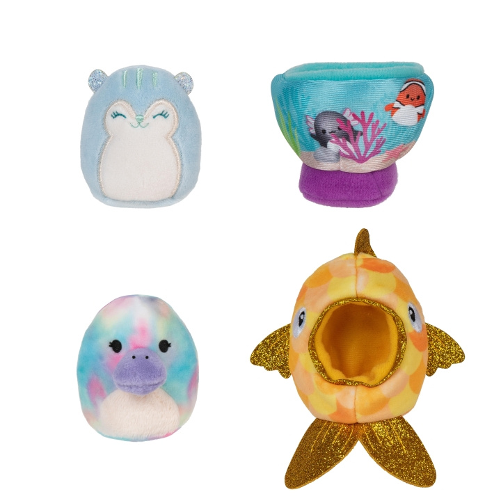 Squishmallows Squishville - Tilbehørssæt - Fiskevenner (2320057) i gruppen LEGETØJ, BØRN & BABY / Babyleg (0-3 år) / Tøjdyr hos TP E-commerce Nordic AB (C87714)