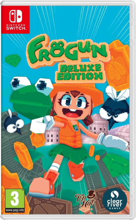 Clear River Games Frogun - Deluxe-udgave i gruppen HJEMMEELEKTRONIK / Spilkonsoller og tilbehør / Nintendo Switch / Spil hos TP E-commerce Nordic AB (C87726)