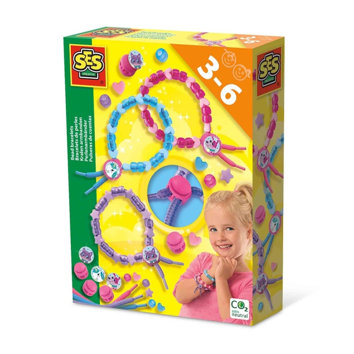 SES Creative Armbånd med perler - (S14047) i gruppen LEGETØJ, BØRN & BABY / Legetøj / Hobbyartikler hos TP E-commerce Nordic AB (C87915)