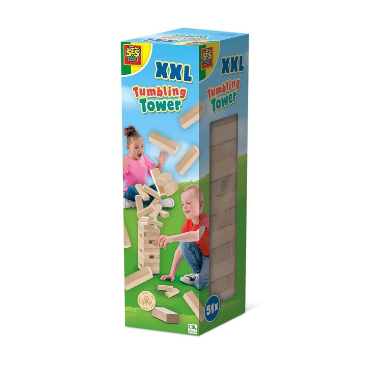 SES Creative Spil - Tumbling Tower XXL - (S02313) i gruppen LEGETØJ, BØRN & BABY / Legetøj / Brætspil / Udendørs spil hos TP E-commerce Nordic AB (C87925)