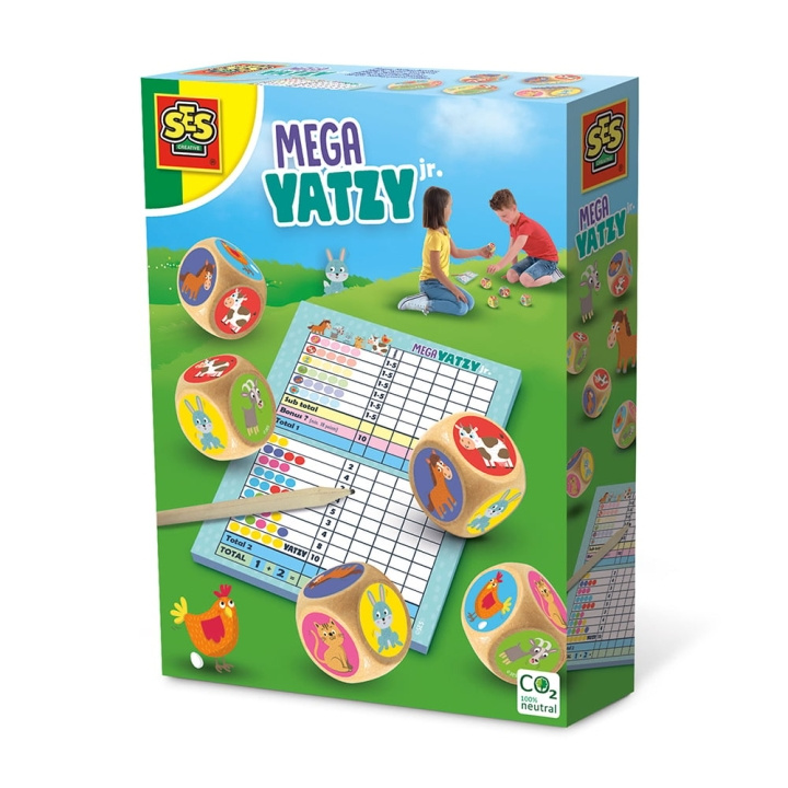 SES Creative Spil - Yatzy - Mega Junior - (S02294) i gruppen LEGETØJ, BØRN & BABY / Legetøj / Brætspil / Udendørs spil hos TP E-commerce Nordic AB (C87927)