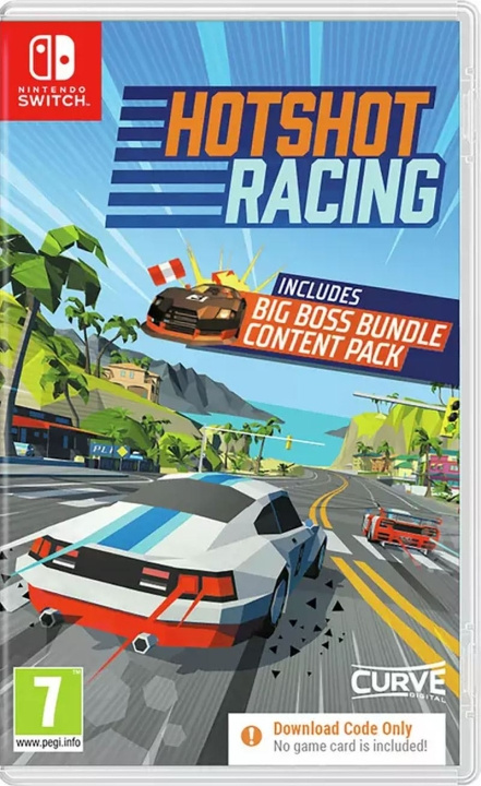 Curve Digital Hotshot Racing (Code in Box) i gruppen HJEMMEELEKTRONIK / Spilkonsoller og tilbehør / Nintendo Switch / Spil hos TP E-commerce Nordic AB (C87954)