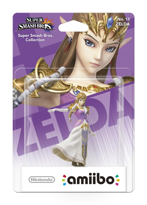 Nintendo Amiibo-figur Zelda (Super Smash Bros.) i gruppen HJEMMEELEKTRONIK / Spilkonsoller og tilbehør / Nintendo Switch / Tilbehør hos TP E-commerce Nordic AB (C87977)