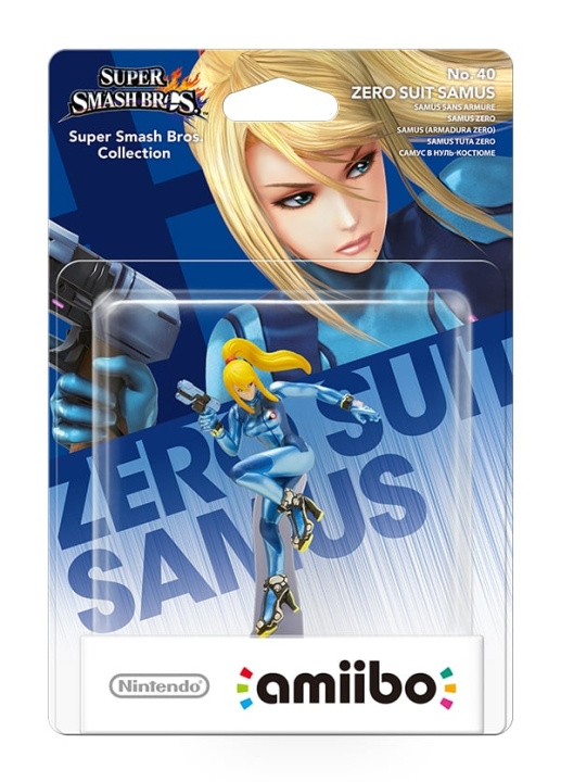 Nintendo Amiibo-figur Zero Suit Samus i gruppen HJEMMEELEKTRONIK / Spilkonsoller og tilbehør / Nintendo Switch / Tilbehør hos TP E-commerce Nordic AB (C88002)