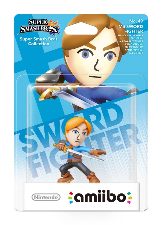 Nintendo Amiibo-figur Mii Sword Fighter i gruppen HJEMMEELEKTRONIK / Spilkonsoller og tilbehør / Nintendo Switch / Tilbehør hos TP E-commerce Nordic AB (C88009)