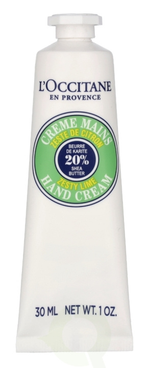 L\'Occitane Shea Butter Zesty Lime Hand Cream 30 ml i gruppen SKØNHED & HELSE / Manicure / pedicure / Håndcreme hos TP E-commerce Nordic AB (C88139)