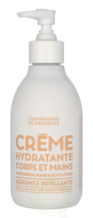 Compagnie De Provence Hand & Body Lotion 300 ml Sparkling Citrus i gruppen SKØNHED & HELSE / Hudpleje / Kropspleje / Body lotion hos TP E-commerce Nordic AB (C88179)