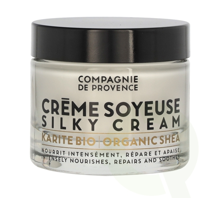 Compagnie De Provence Silky Cream 50 ml Organic Shea i gruppen SKØNHED & HELSE / Hudpleje / Kropspleje / Body lotion hos TP E-commerce Nordic AB (C88192)