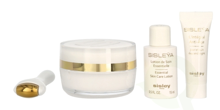 Sisley Sisleya L\'Integral Anti-Age Eye & Lip Con. Cr. Set 34 ml Discovery Program - Eye and Lip Contour Cream 15ml/Skin Care Lotion 15ml/Anti-Age 4ml/Massage Tool i gruppen SKØNHED & HELSE / Hudpleje / Ansigt / Øjne hos TP E-commerce Nordic AB (C88202)