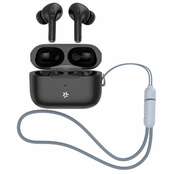 Celly Harmony True Wireless Bluetooth-headset In-Ear ANC+ENC Svart i gruppen HJEMMEELEKTRONIK / Lyd & billede / Hovedtelefoner & Tilbehør / Hovedtelefoner hos TP E-commerce Nordic AB (C88248)