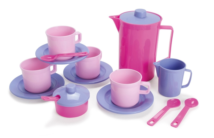 Dantoy Kaffestel, pink (4396) i gruppen LEGETØJ, BØRN & BABY / Legetøj / Køkken legesager hos TP E-commerce Nordic AB (C88311)