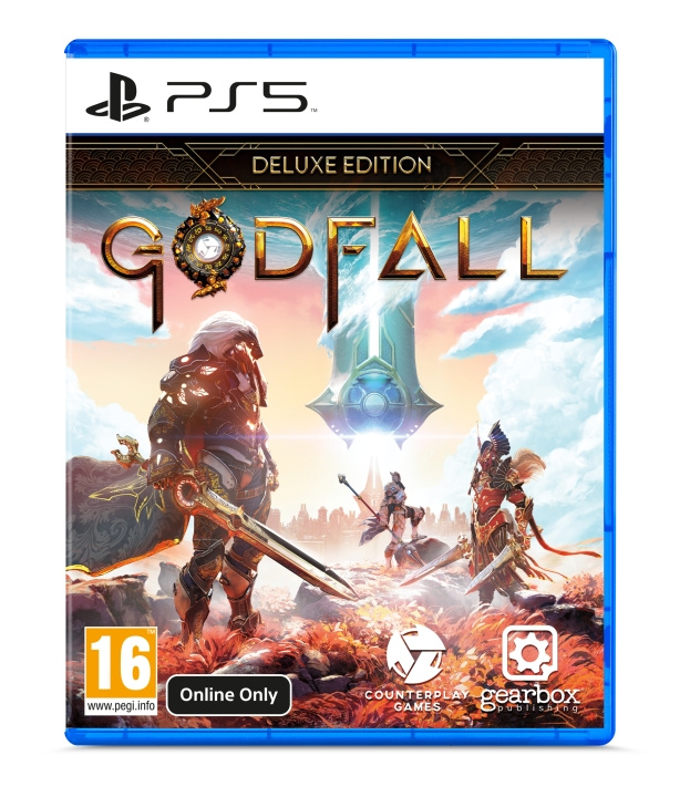 Godfall (Deluxe-udgave) i gruppen HJEMMEELEKTRONIK / Spilkonsoller og tilbehør / Sony PlayStation 5 / Spil hos TP E-commerce Nordic AB (C88380)