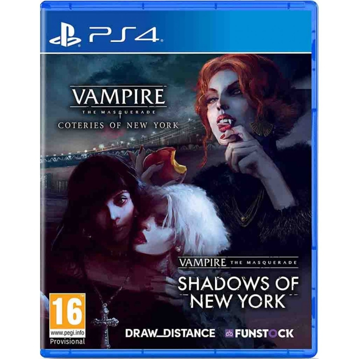 Badland Games Vampire: The Masquerade - Coteries of New York + Shadows of New York (Collector\'s Edition) i gruppen HJEMMEELEKTRONIK / Spilkonsoller og tilbehør / Sony PlayStation 4 / Spil hos TP E-commerce Nordic AB (C88397)