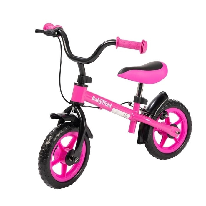 Babytrold Løbecykel - lyserød i gruppen LEGETØJ, BØRN & BABY / Udeleg & Sport / Cykler og scootere hos TP E-commerce Nordic AB (C88439)