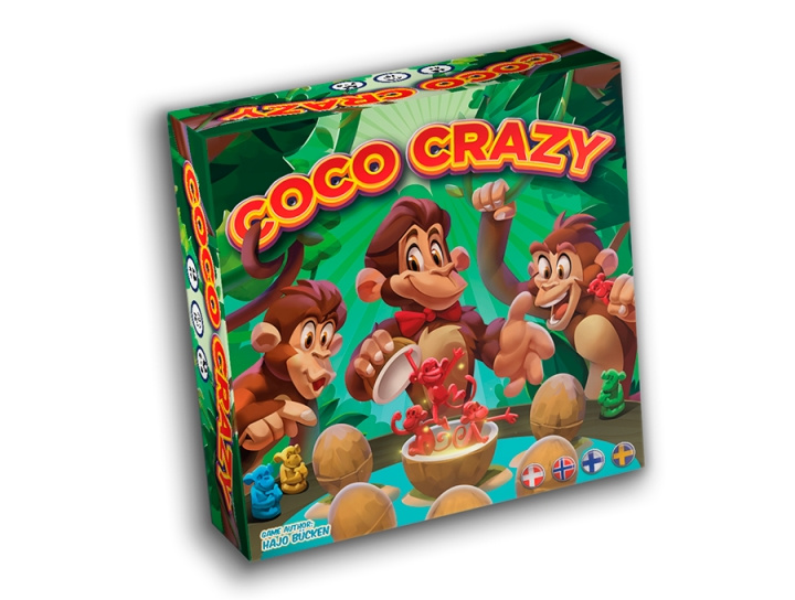 Board games Coco Crazy (Nordisk) i gruppen LEGETØJ, BØRN & BABY / Legetøj / Brætspil / Spil til børn hos TP E-commerce Nordic AB (C88487)