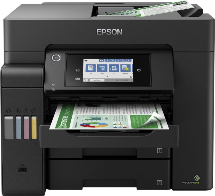 Epson EcoTank ET-5800 multifunktionsblækprinter i gruppen COMPUTERTILBEHØR / Printere og tilbehør / Printere / 3D-printere og tilbehør / Skrivare hos TP E-commerce Nordic AB (C88505)