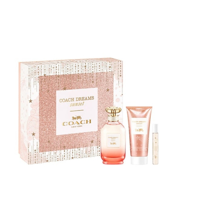 Coach Dreams Sunset EDP 90 ml + EDP 7,5 ml + Body Lotion 100 ml - Gavesæt i gruppen SKØNHED & HELSE / Gaveæske / Gaveæske til hende hos TP E-commerce Nordic AB (C88694)