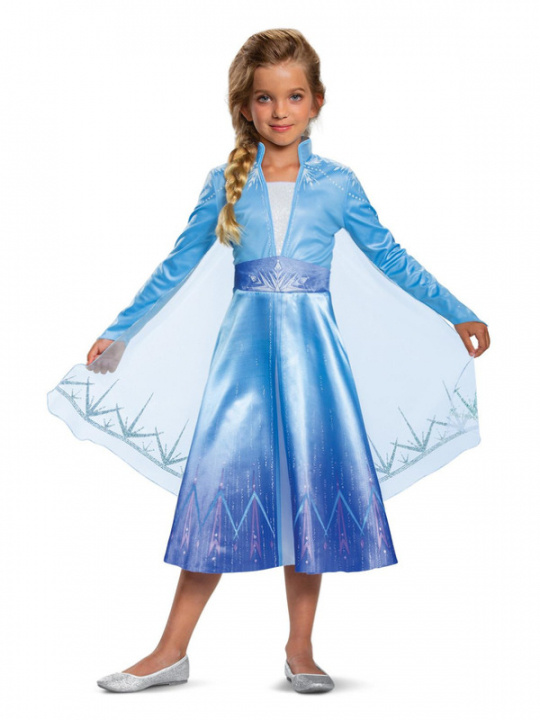 Disguise Elsa Traveling Deluxe - Størrelse 128 cm i gruppen LEGETØJ, BØRN & BABY / Legetøj / Udklædning hos TP E-commerce Nordic AB (C88771)