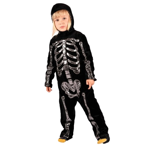 Den Goda Fen Deluxe skelet-jumpsuit (110 cm) (F77665M) i gruppen LEGETØJ, BØRN & BABY / Legetøj / Udklædning hos TP E-commerce Nordic AB (C88822)