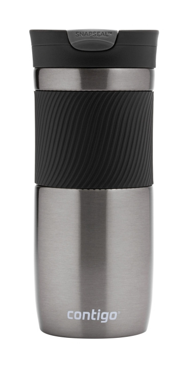 Contigo Byron rejsekrus 470 ml - Gunmetal i gruppen SPORT, FRITID & HOBBY / Friluftsliv / Termokander & vandflasker hos TP E-commerce Nordic AB (C88847)