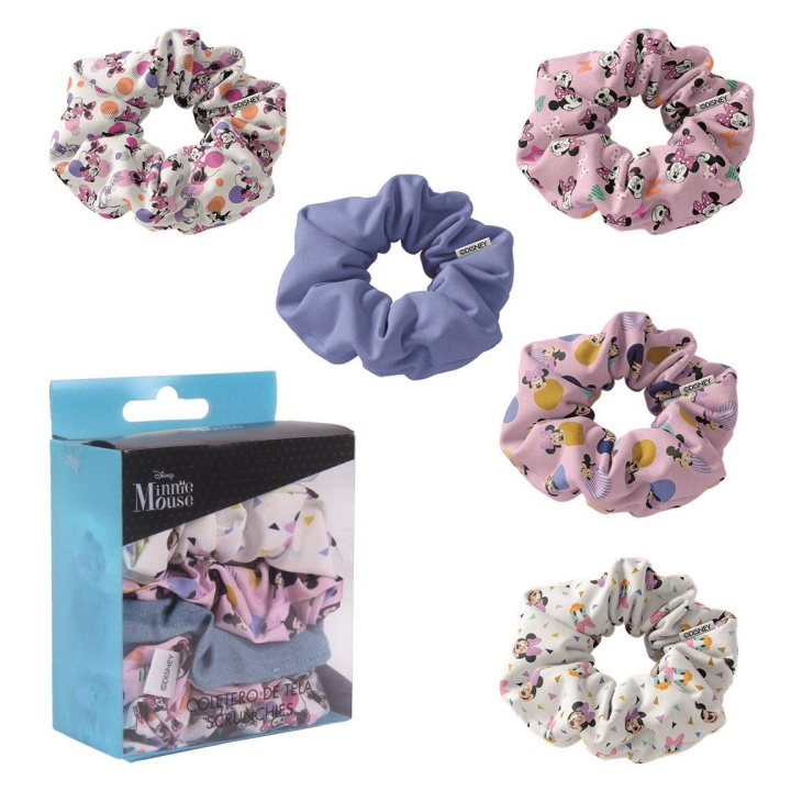 Cerda Hårtilbehør Scrunchies 5 stk - Disney Minnie (2500001911) i gruppen SKØNHED & HELSE / Hår og styling / Hårtilbehør hos TP E-commerce Nordic AB (C88925)